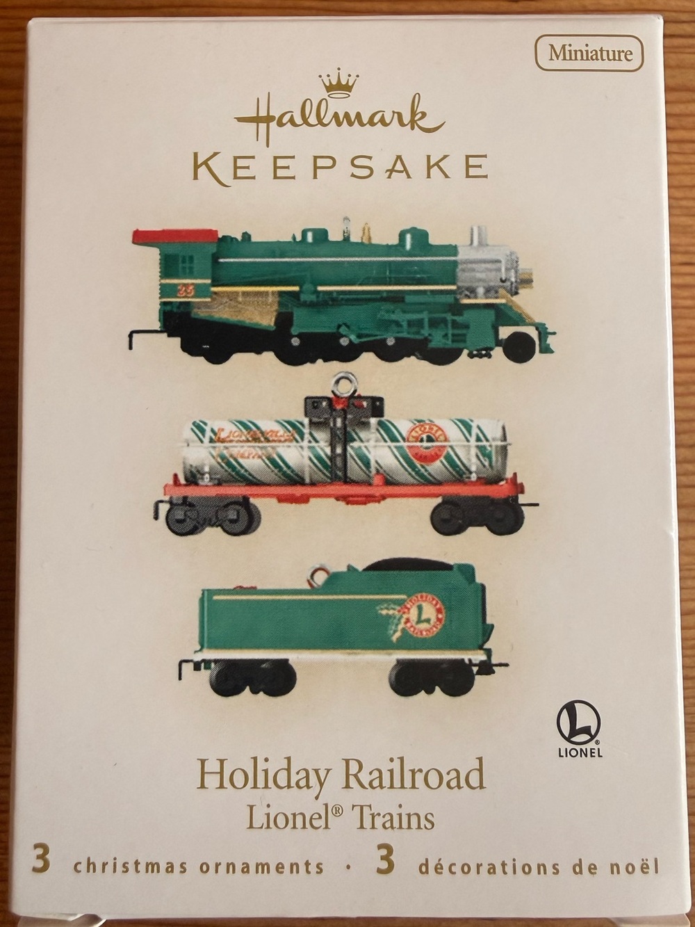 2008 Vintage Hallmark Lionel Train Ornaments